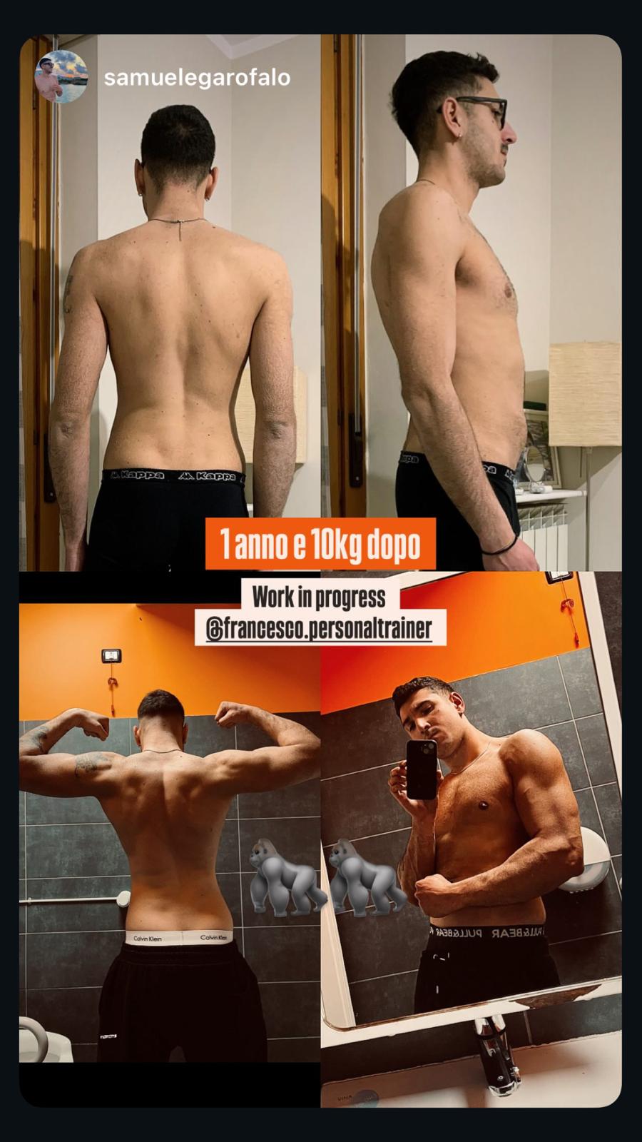 Francesco Infantino training photo